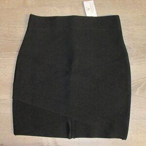 Windsor Black Bandage Mini Skirt Stretch Size Small S NWT